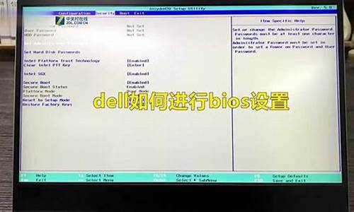 dell如何进入bios设置启动项_de